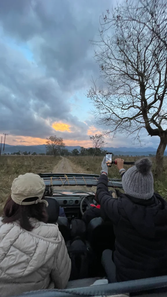 Jeep safari experience during a Jim Corbett 2 Days 1 Night trip